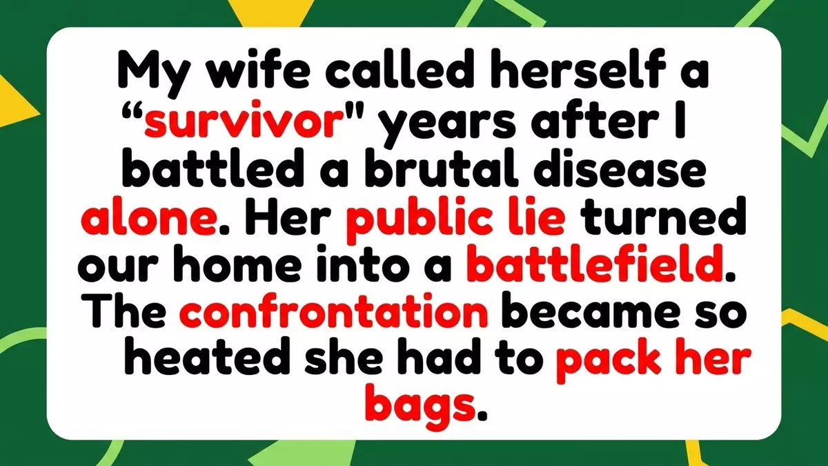 Medical Trauma Clash: Husband Evicts Wife Over False ‘Survivor’ Claims